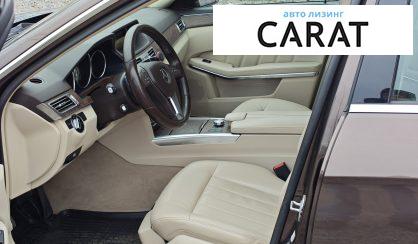 Mercedes-Benz E-Class 2013