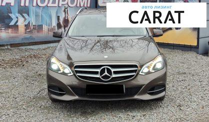 Mercedes-Benz E-Class 2013