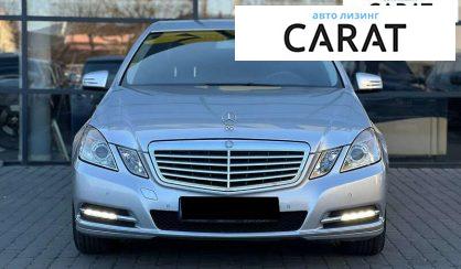 Mercedes-Benz E-Class 2012