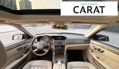 Mercedes-Benz E-Class 2011