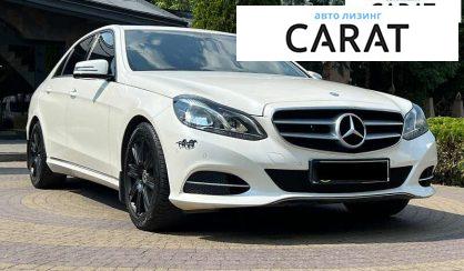 Mercedes-Benz E-Class 2013