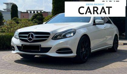 Mercedes-Benz E-Class 2013