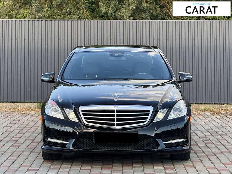 Mercedes-Benz E-Class 2012 Mercedes-Benz E-Class 2012