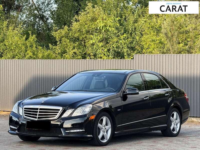 Mercedes-Benz E-Class 2012 Mercedes-Benz E-Class 2012