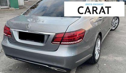 Mercedes-Benz E-Class 2013