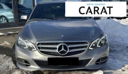 Mercedes-Benz E-Class 2013