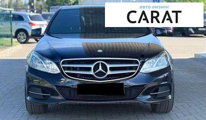 Mercedes-Benz E-Class 2013