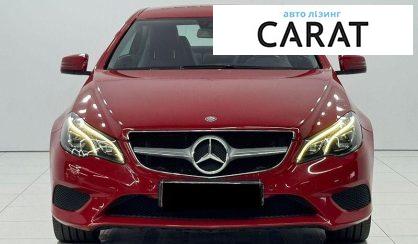 Mercedes-Benz E-Class 2013