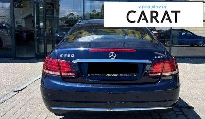 Mercedes-Benz E-Class 2013