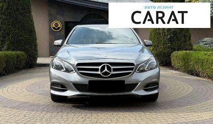 Mercedes-Benz E-Class 2013